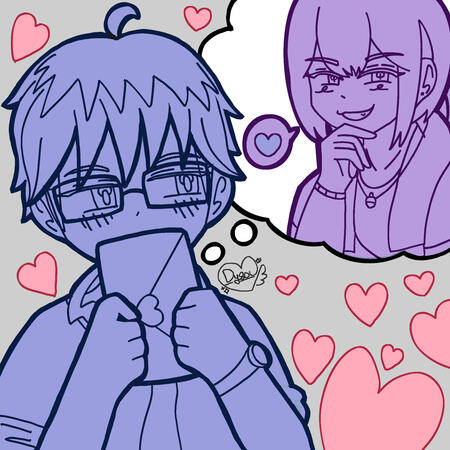 lineart halfbody + bust example